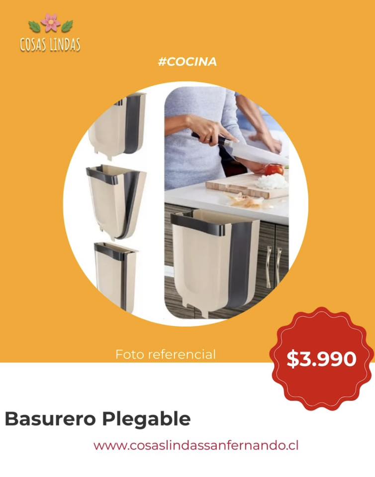 Basurero Plegable
