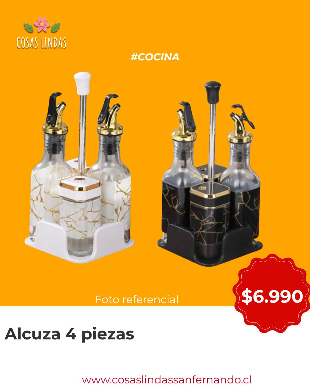 Alcuza 4 Piezas