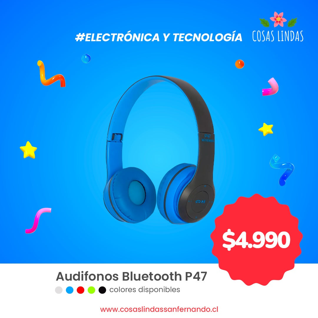 Audífonos con Bluetooth P47