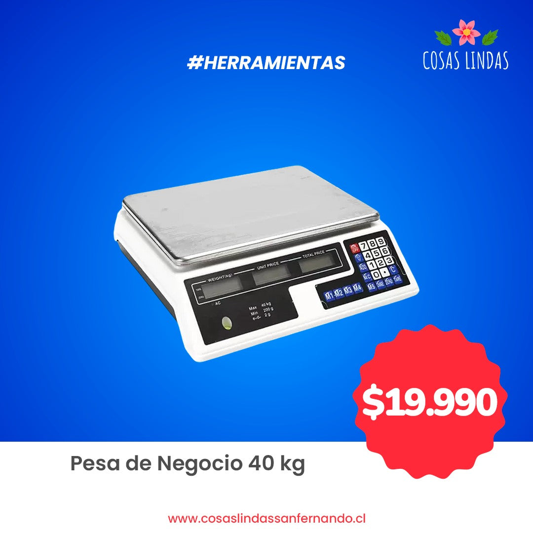Pesa de Negocio 40 Kg