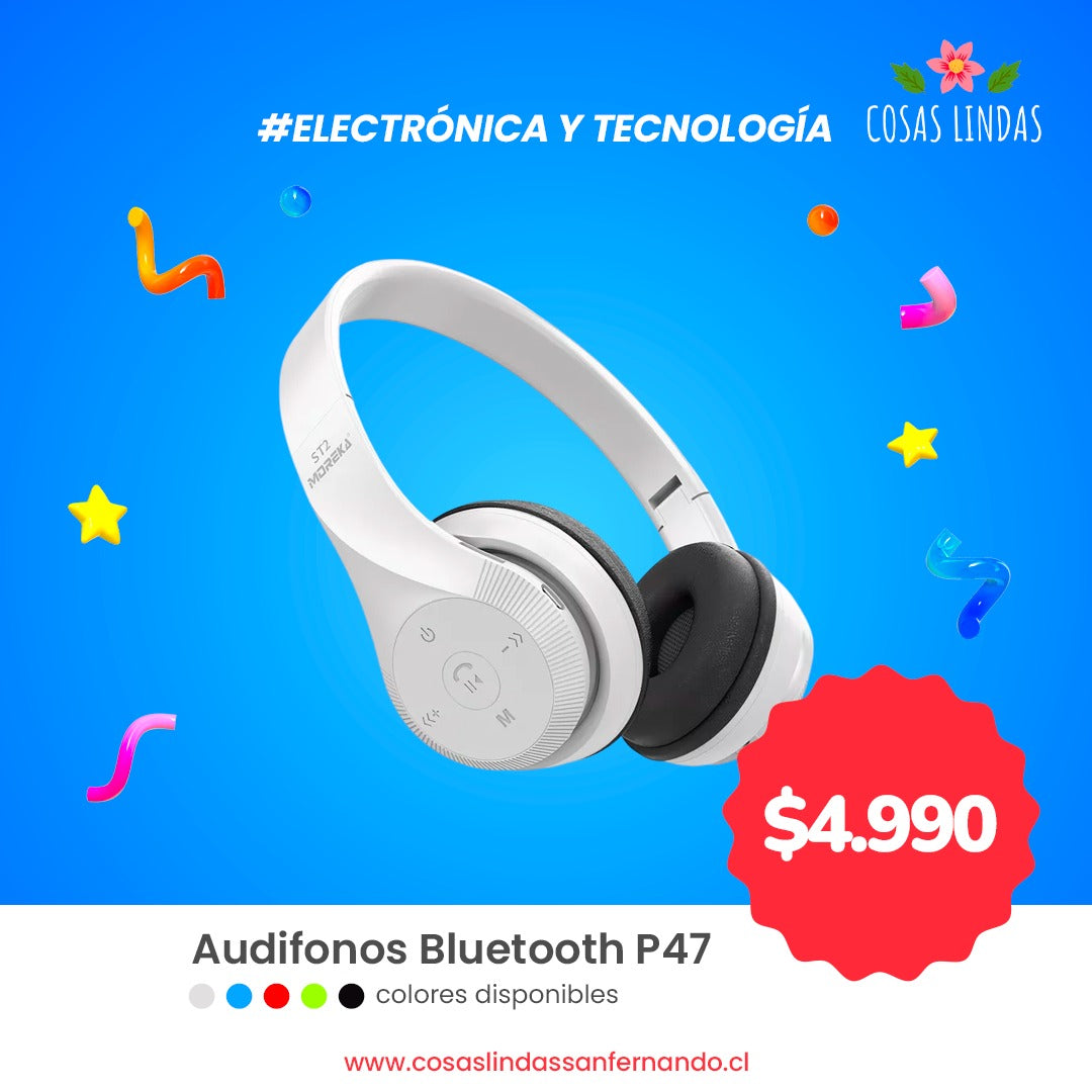 Audífonos con Bluetooth P47