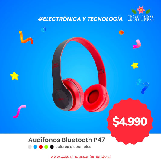 Audífonos con Bluetooth P47