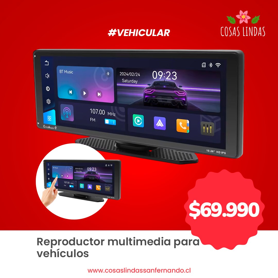 Reproductor Multimedia para Vehículos