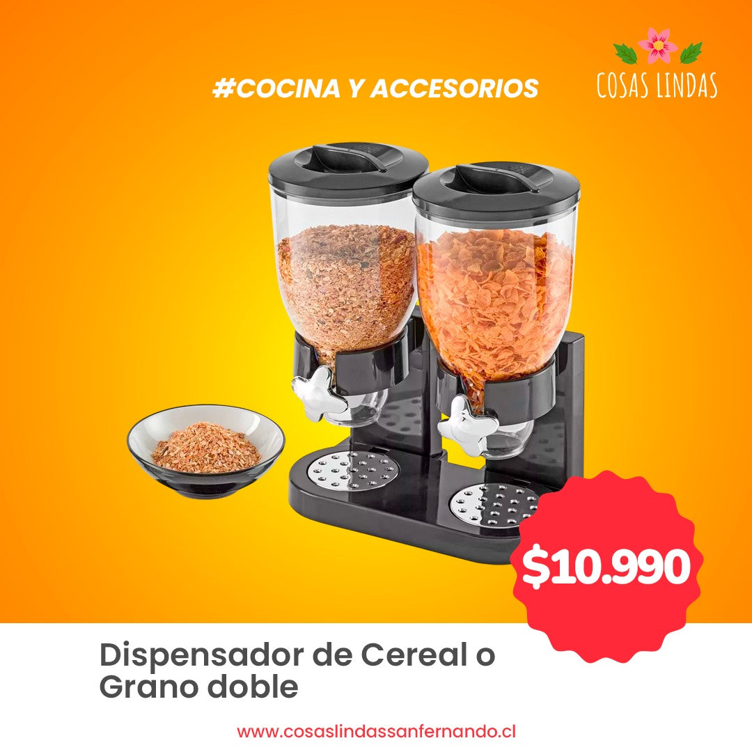 Dispensador de Cereal o Grano Doble