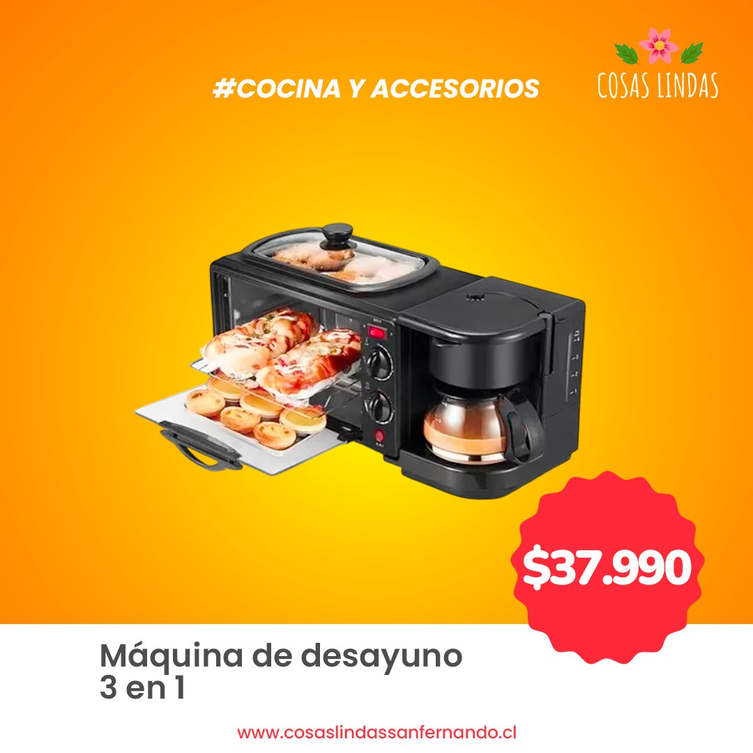 Máquina de Desayuno 3 en 1