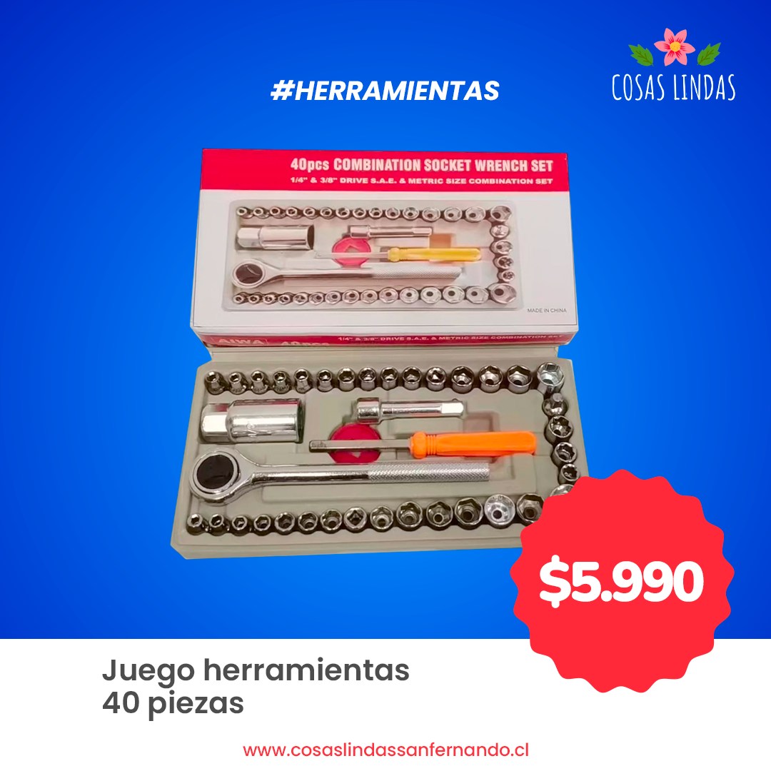 Juego de Herramientas 40 piezas