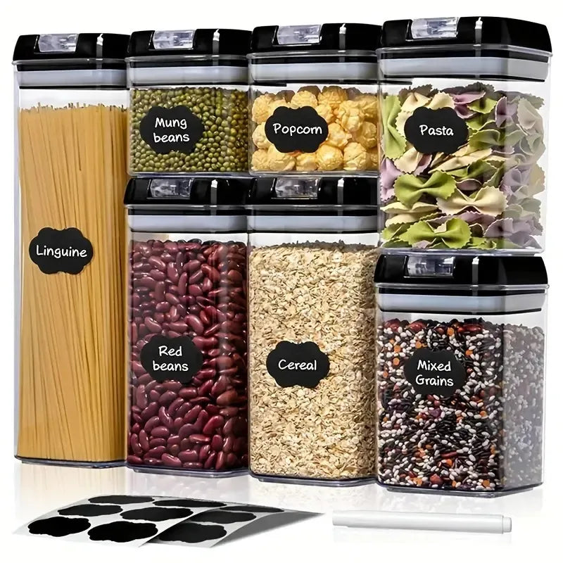 Set de 7 Contenedores Herméticos para Cocina