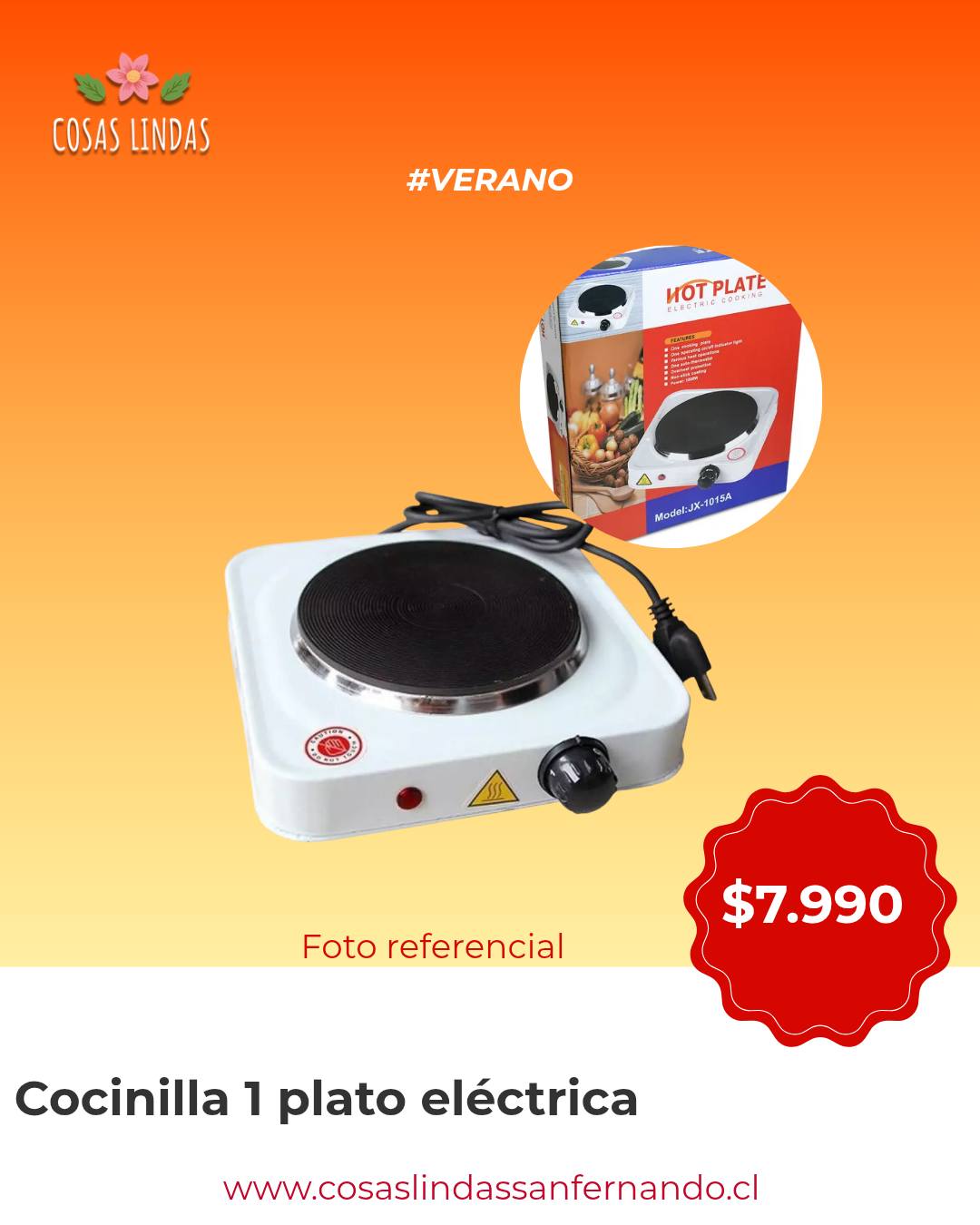 Cocinilla Eléctrica 1 Plato