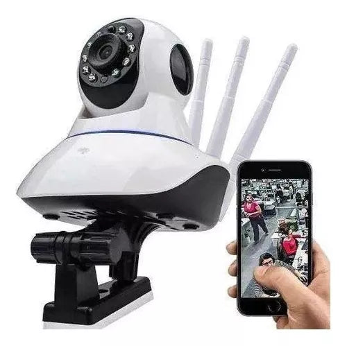 Cámara de Seguridad WiFi para Interiores con Visión Nocturna y Monitoreo Remoto