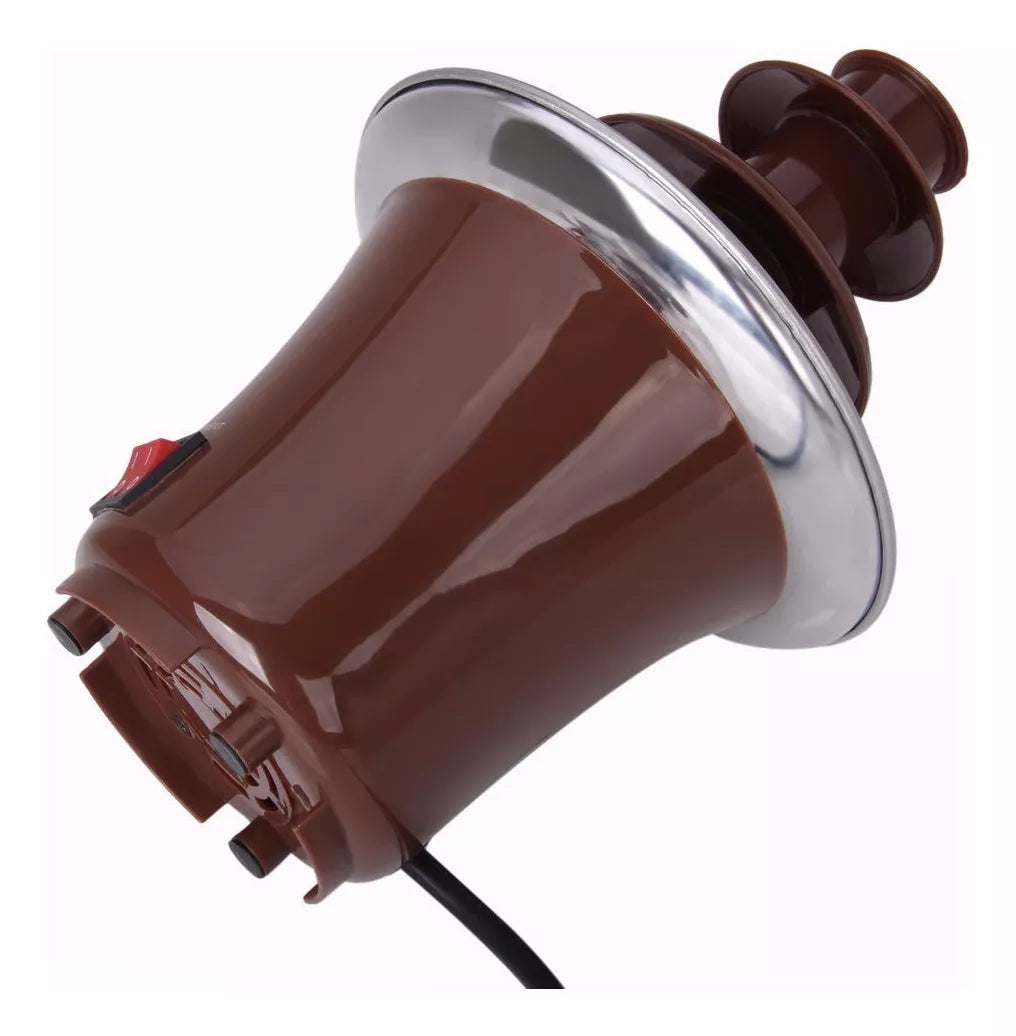 Cascada de Chocolate de 2 Niveles para Reuniones y Fiestas