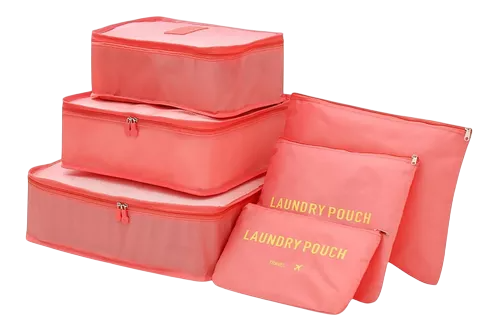 Set de 6 Bolsos Organizadores para Viaje