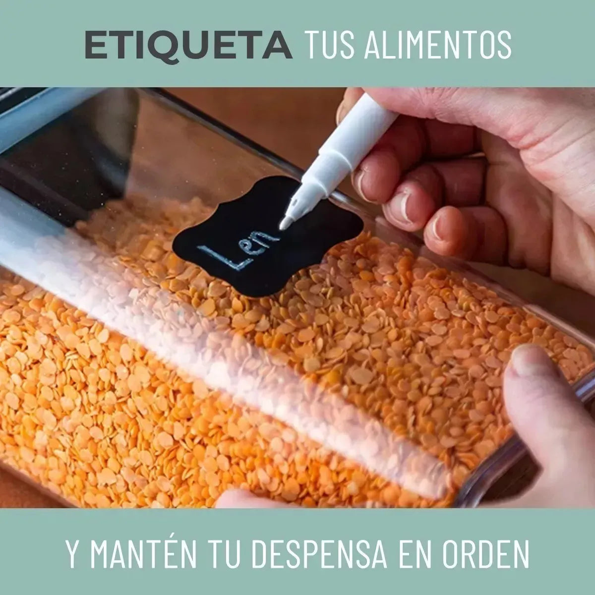 Set de 7 Contenedores Herméticos para Cocina