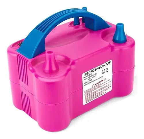 Inflador De Globos Eléctrico 2 Inyectores