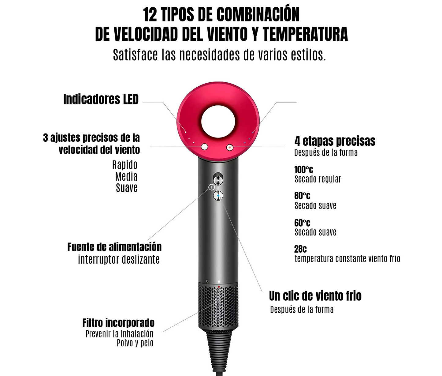 Secador de Pelo Profesional