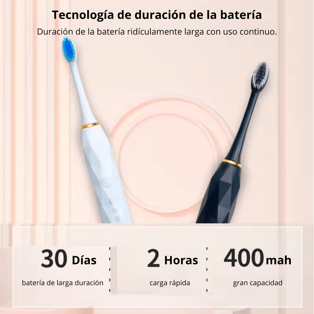 Cepillo Dental Eléctrico Recargable