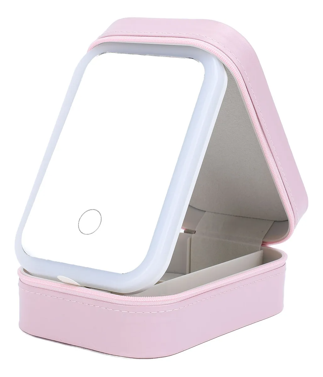 Estuche Cosmético con Espejo LED