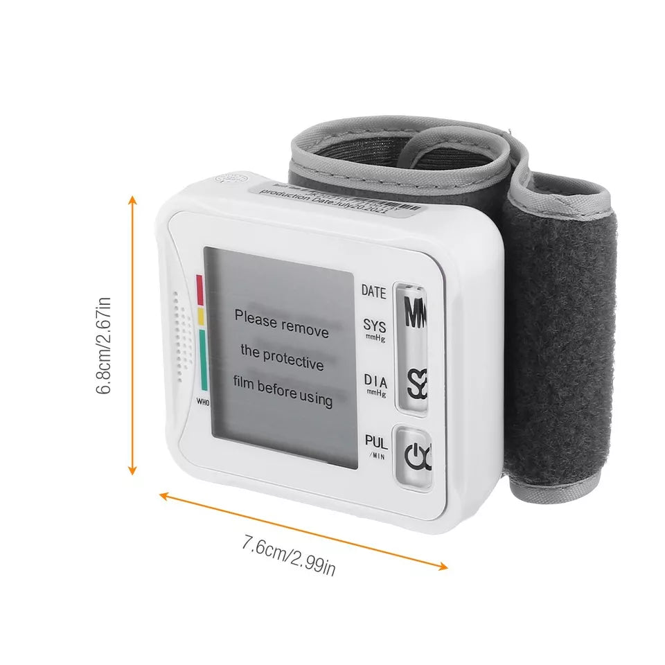Monitor de Presión Arterial de Muñeca (Tensiómetro)