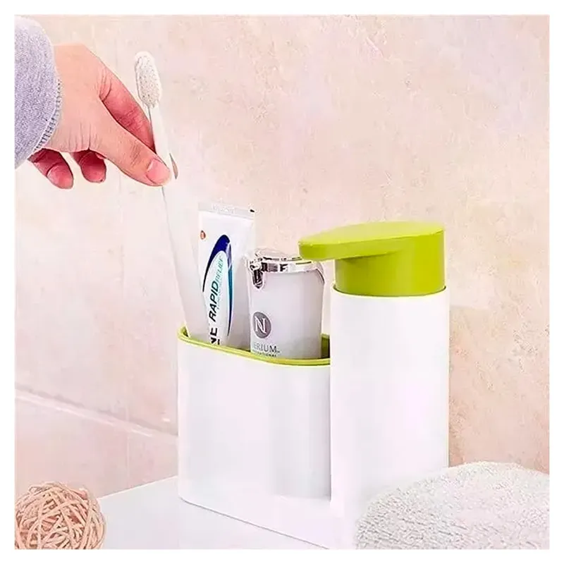 Jabonera con porta esponja