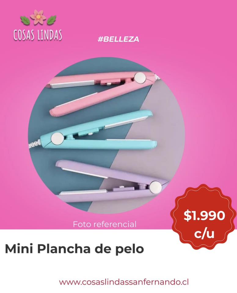 Mini Plancha de Pelo