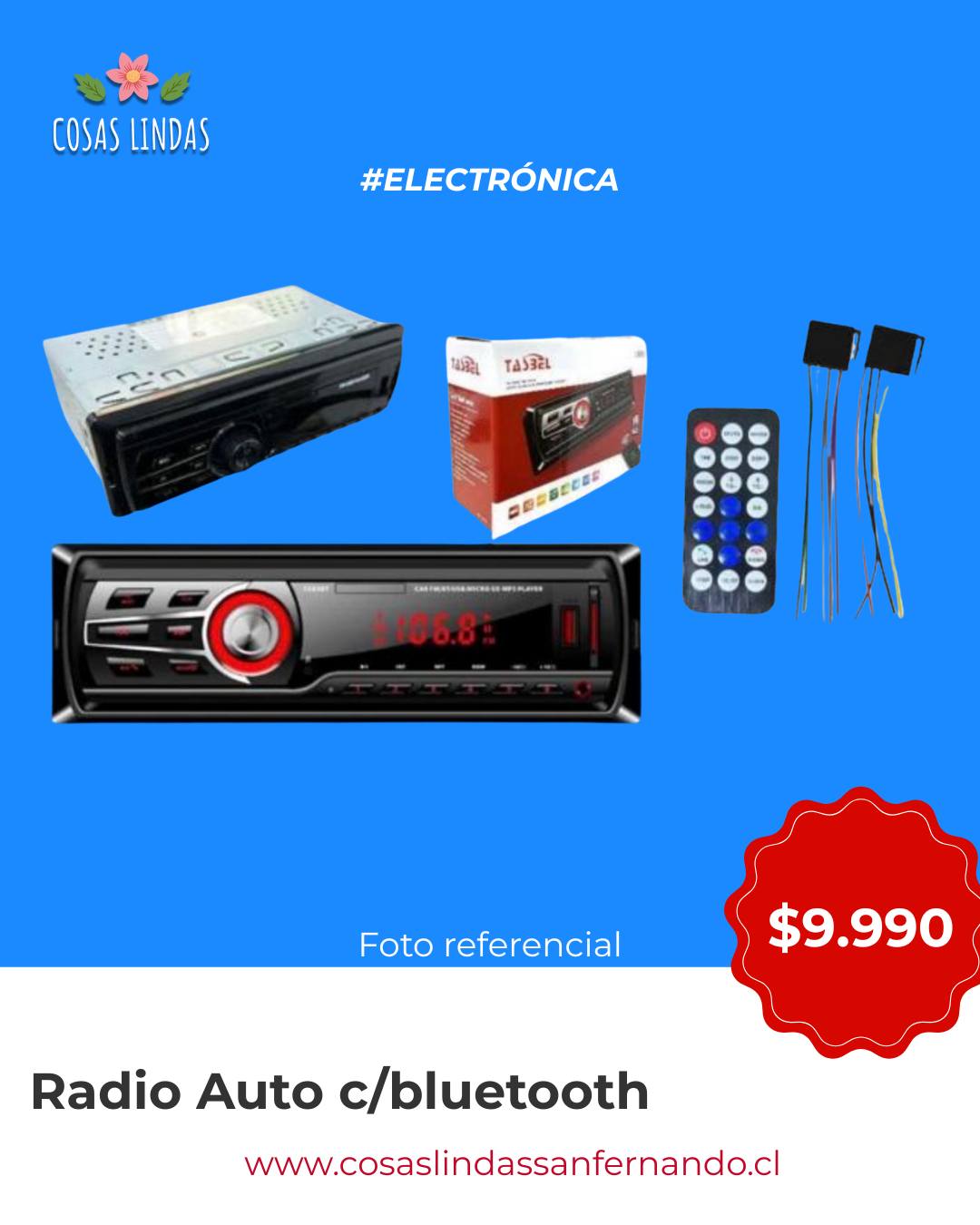 Radio Auto con Bluetooth