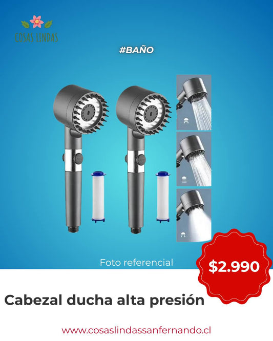 Cabezal de Ducha Alta Presión