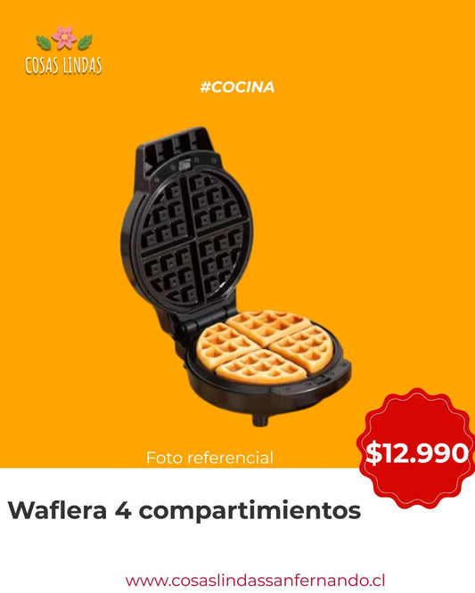 Waflera 4 Compartimientos