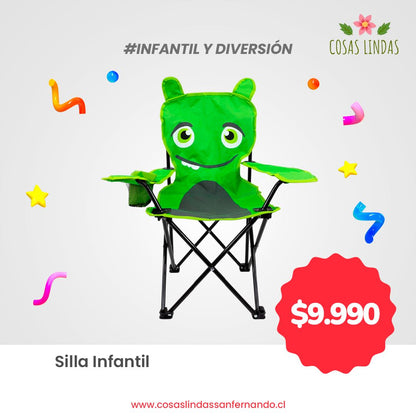 Silla Infantil Plegable Verde