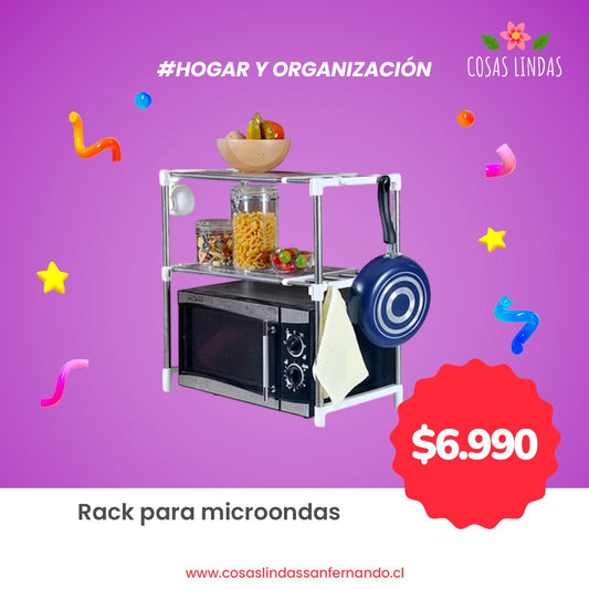 Rack para Microondas - Organiza Tu Cocina con Estilo