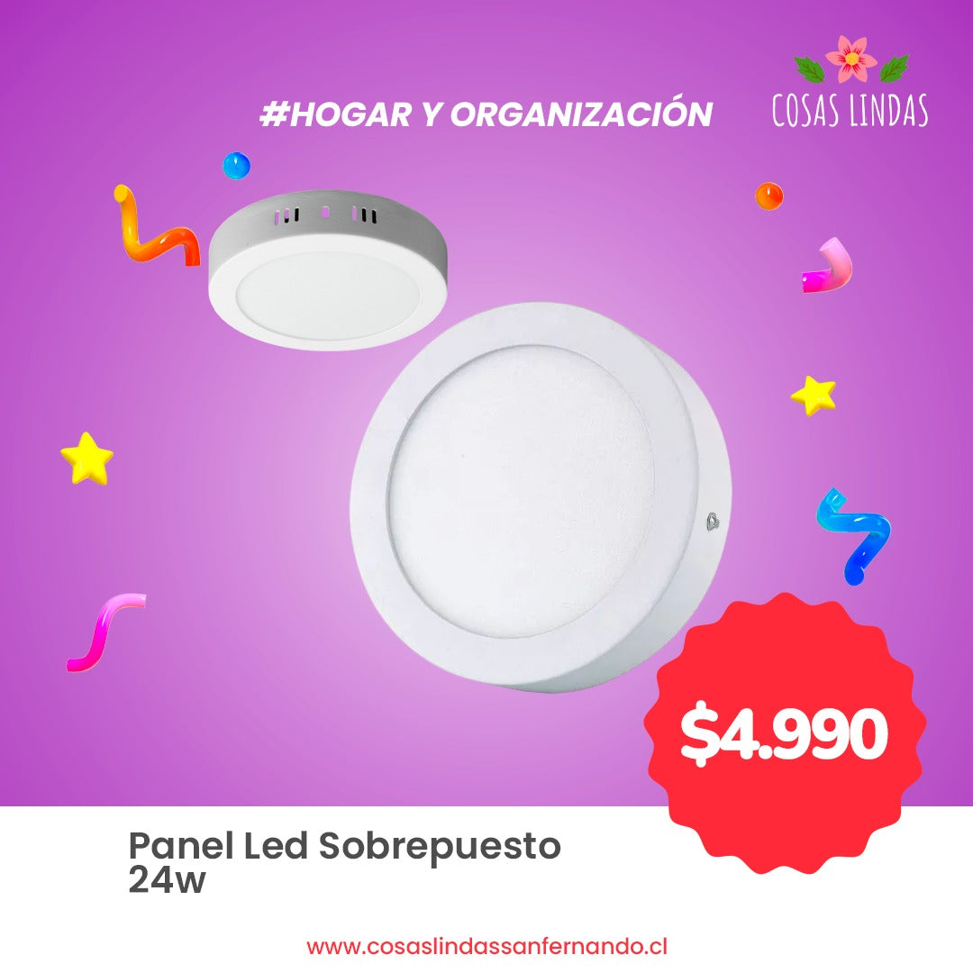 Panel Led Sobrepuesto 24W