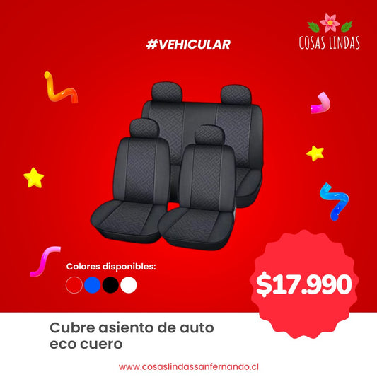 Funda Cubre Asiento Eco Cuero