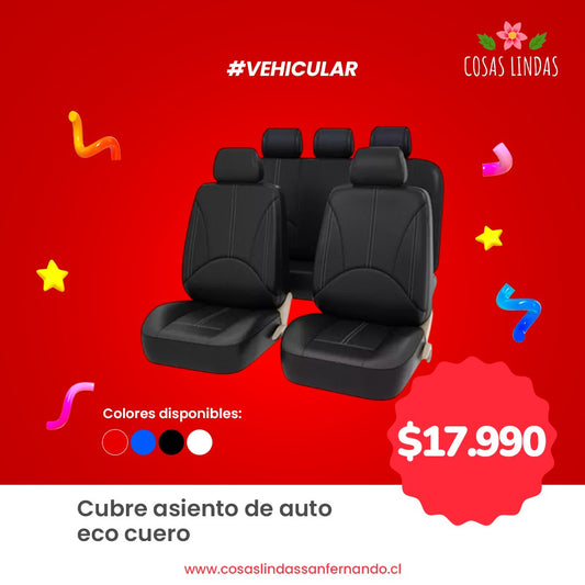 Funda Cubre Asiento Eco Cuero