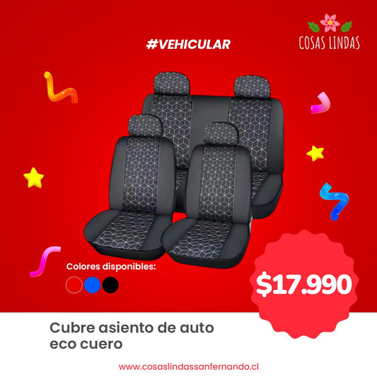 Funda Cubre Asiento Eco Cuero