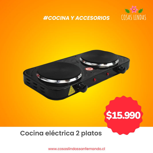 Cocina Eléctrica 2 platos