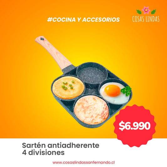 Sartén Antiadherente 4 Divisiones