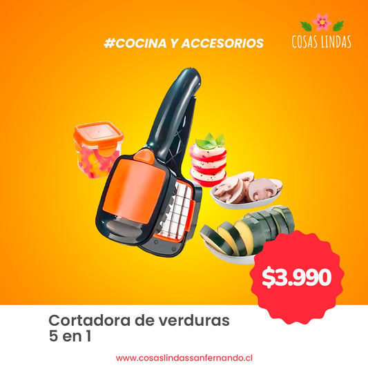 Cortadora de Verduras 5 en 1