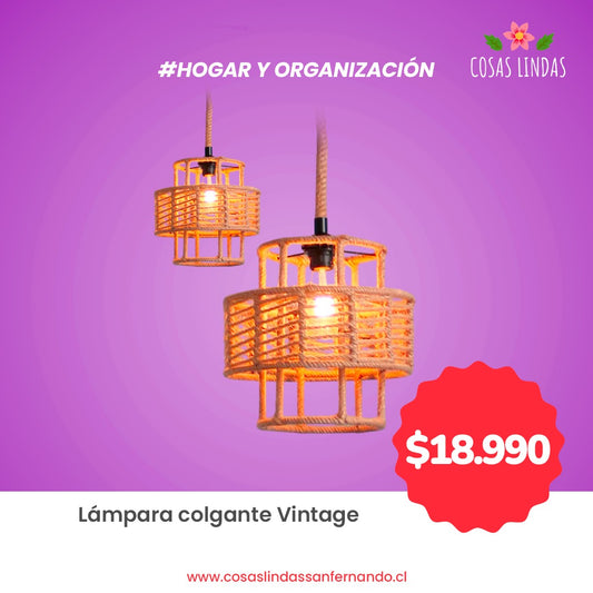 Lámpara Colgante Vintage