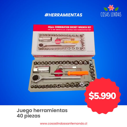 Juego de Herramientas 40 piezas