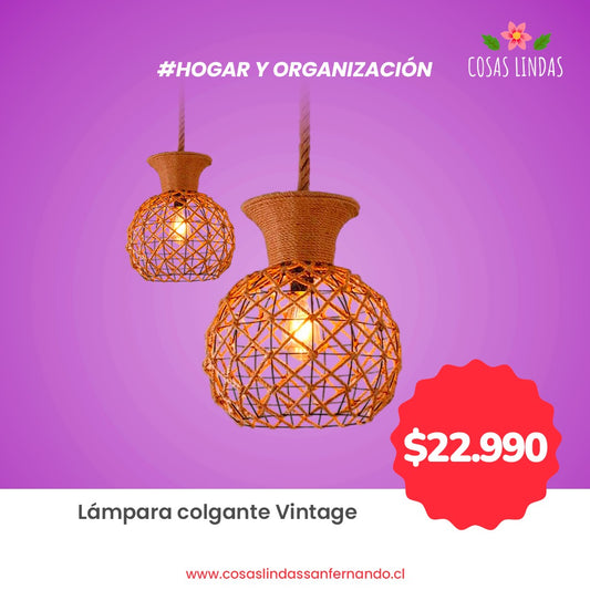 Lámpara Colgante Vintage