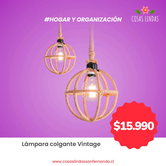 Lámpara Colgante Vintage