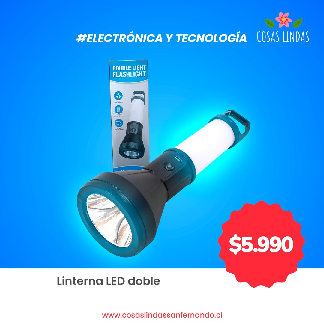 Linterna LED Doble
