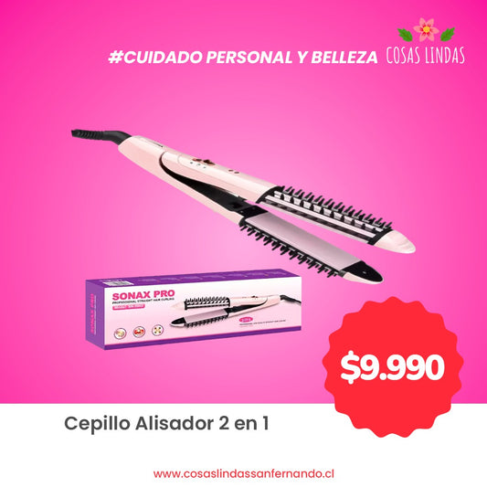 Cepillo Alisador 2 en 1
