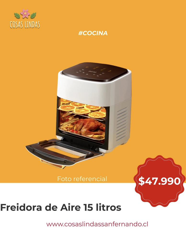 Freidora de Aire 15 Litros