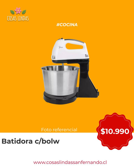 Batidora con Bowl