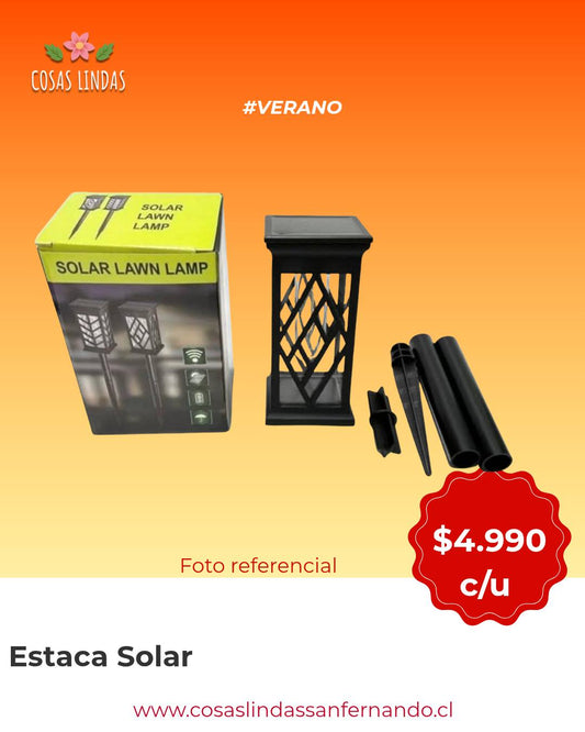 Estaca Solar Jardín