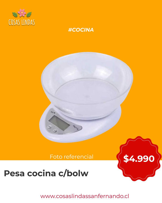 Pesa Cocina con Bowl
