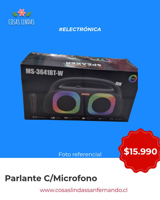 Parlante Bluetooth Inalámbrico con Micrófono