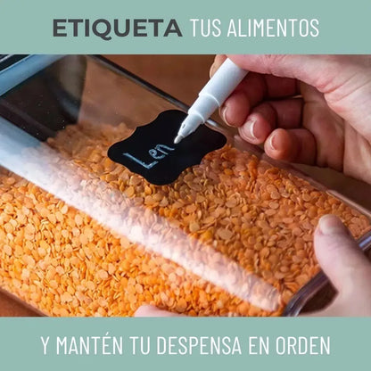 Set de 7 Contenedores Herméticos para Cocina
