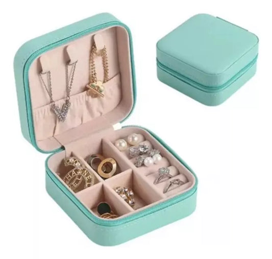 Joyero Estuche Compacto para Organización de Joyas