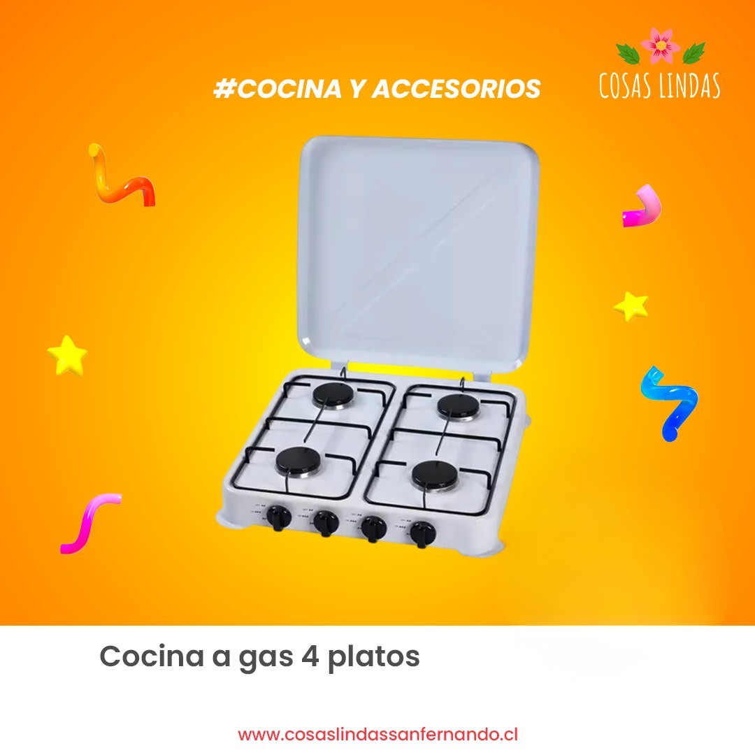 Cocina a Gas 4 Platos