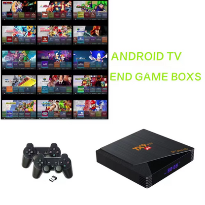 TV BOX + Juegos + 2 Controles